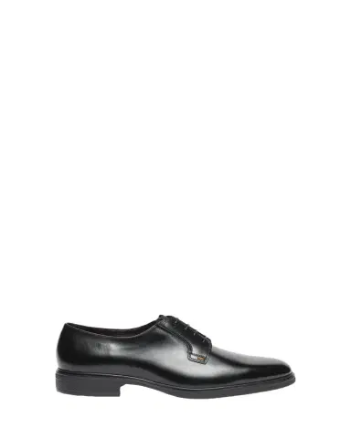 Santoni Men's Easy Collection Leather Rubber-Sole Derby Shoes | Thumbnail 1