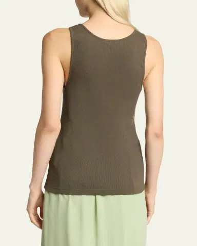 Saint Laurent YSL Embroidered Tank Top | Thumbnail 3 Saint Laurent YSL Embroidered Tank Top | Thumbnail 3