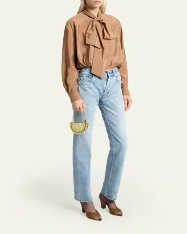Saint Laurent Mini Lemon Wedge Resin Clutch Bag | Thumbnail 5