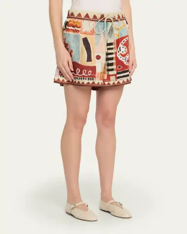 ALÉMAIS Michelle Linen Shorts | Thumbnail 4