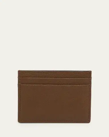 Valentino Garavani Floral-Embroidered Denim & Leather Card Holder | Thumbnail 3 Valentino Garavani Floral-Embroidered Denim & Leather Card Holder | Thumbnail 3