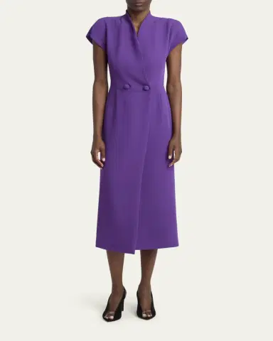 Valentino Garavani Double-Breasted Midi Dress | Thumbnail 2 Valentino Garavani Double-Breasted Midi Dress | Thumbnail 2
