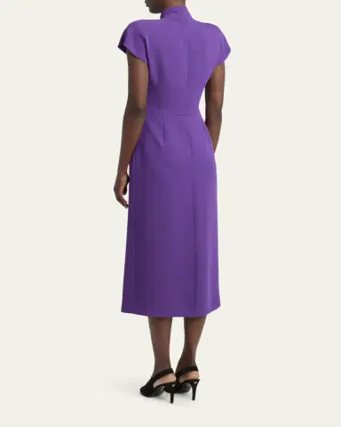 Valentino Garavani Double-Breasted Midi Dress | Thumbnail 3 Valentino Garavani Double-Breasted Midi Dress | Thumbnail 3