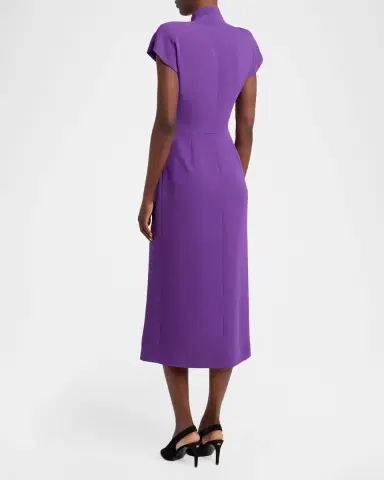 Valentino Garavani Double-Breasted Midi Dress | Thumbnail 7 Valentino Garavani Double-Breasted Midi Dress | Thumbnail 7