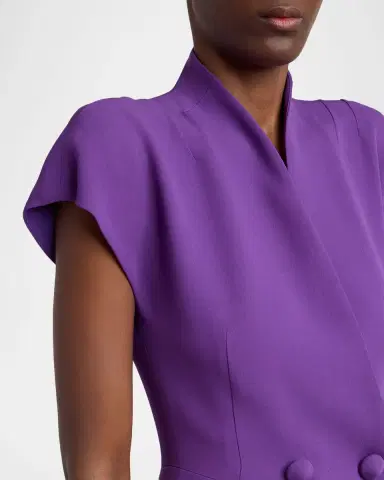 Valentino Garavani Double-Breasted Midi Dress | Thumbnail 9 Valentino Garavani Double-Breasted Midi Dress | Thumbnail 9