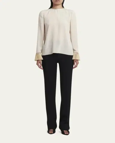 Valentino Garavani Mid-Rise Slim Pants | Thumbnail 2 Valentino Garavani Mid-Rise Slim Pants | Thumbnail 2