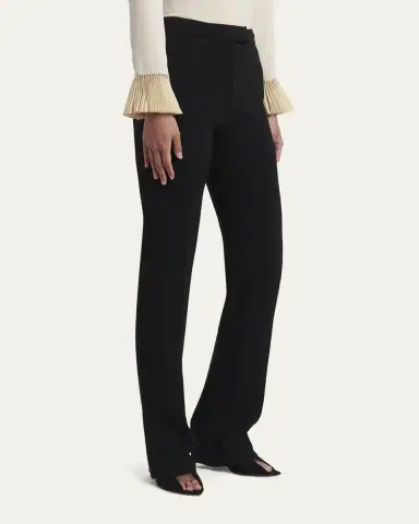 Valentino Garavani Mid-Rise Slim Pants | Thumbnail 4 Valentino Garavani Mid-Rise Slim Pants | Thumbnail 4