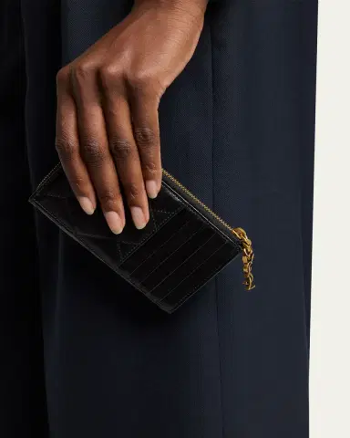 Saint Laurent YSL Quilted Leather Wallet | Thumbnail 2 Saint Laurent YSL Quilted Leather Wallet | Thumbnail 2