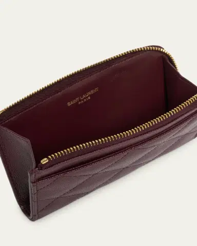 Saint Laurent YSL Quilted Leather Wallet | Thumbnail 8 Saint Laurent YSL Quilted Leather Wallet | Thumbnail 8