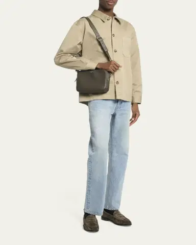 Saint Laurent Men's Small Leather Camera Bag | Thumbnail 10 Saint Laurent Men's Small Leather Camera Bag | Thumbnail 10