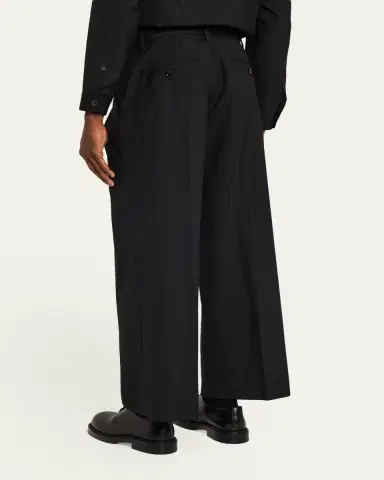 SACAI Chalk Stripe Wool Pants | Thumbnail 3