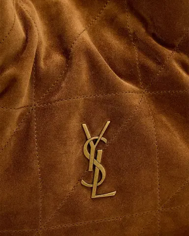 Saint Laurent Jamie YSL Quilted Suede Shoulder Bag | Thumbnail 10