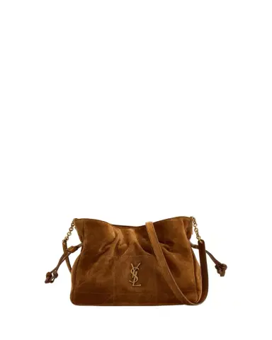 Saint Laurent Jamie YSL Quilted Suede Shoulder Bag | Thumbnail 1