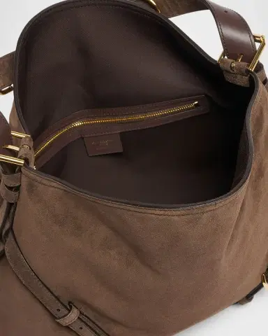 Givenchy Voyou Medium Slouchy Shoulder Bag in Suede | Thumbnail 8 Givenchy Voyou Medium Slouchy Shoulder Bag in Suede | Thumbnail 8