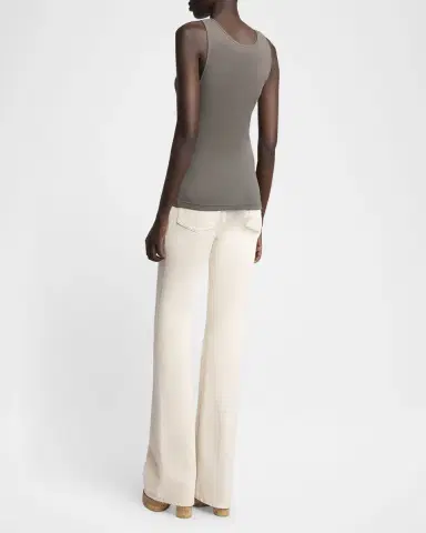 Saint Laurent YSL Embroidered Tank Top | Thumbnail 2 Saint Laurent YSL Embroidered Tank Top | Thumbnail 2