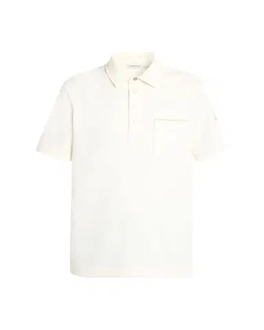 Moncler Men's Short-Sleeve Cotton Pique Polo Shirt | Thumbnail 1