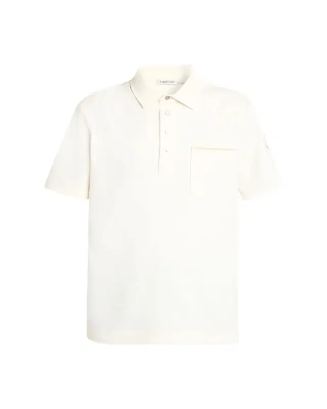 Moncler Men's Short-Sleeve Cotton Pique Polo Shirt