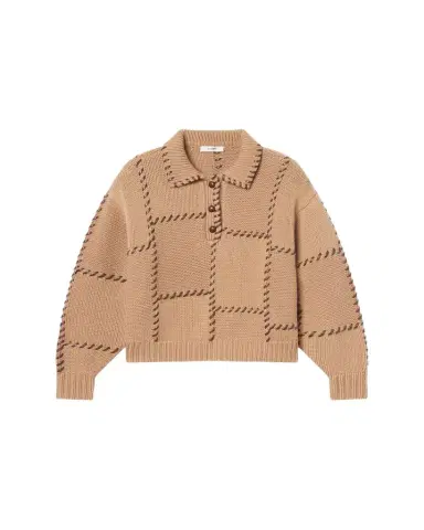 Frame The Leather Stitch Sweater | Thumbnail 1 Frame The Leather Stitch Sweater | Thumbnail 1