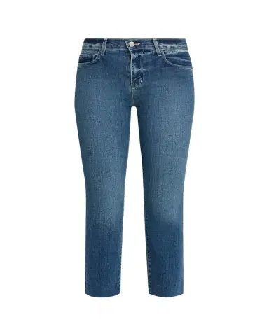 L'Agence Sada Slim-Leg Raw-Hem Ankle Jeans | Thumbnail 1 L'Agence Sada Slim-Leg Raw-Hem Ankle Jeans | Thumbnail 1
