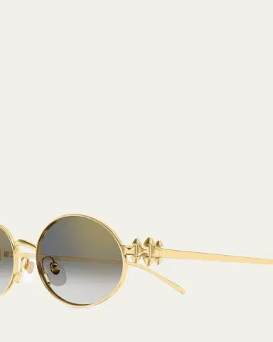 Cartier Clash de 52mm Oval Metal Sunglasses | Thumbnail 3 Cartier Clash de 52mm Oval Metal Sunglasses | Thumbnail 3