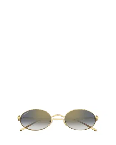 Cartier Clash de 52mm Oval Metal Sunglasses | Thumbnail 1 Cartier Clash de 52mm Oval Metal Sunglasses | Thumbnail 1