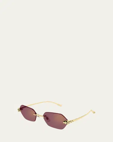 Cartier Panthère de 55mm Geometric Sunglasses | Thumbnail 2