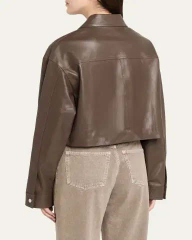 Nanushka Phebe Leather Jacket | Thumbnail 3