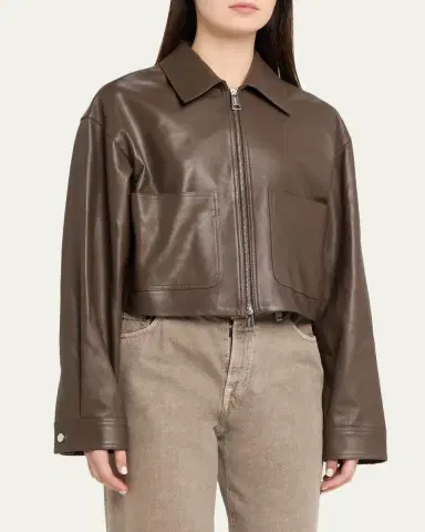 Nanushka Phebe Leather Jacket | Thumbnail 4