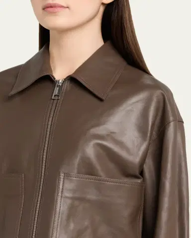 Nanushka Phebe Leather Jacket | Thumbnail 5