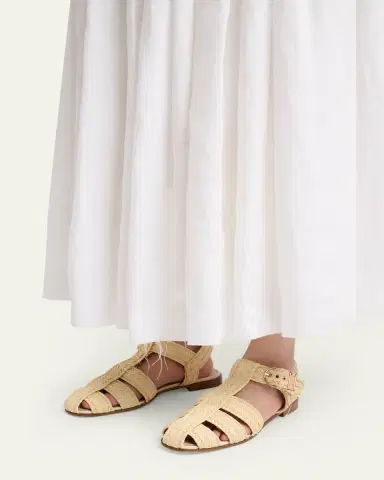 Gabriela Hearst Lynn Raffia Sandals | Thumbnail 2 Gabriela Hearst Lynn Raffia Sandals | Thumbnail 2