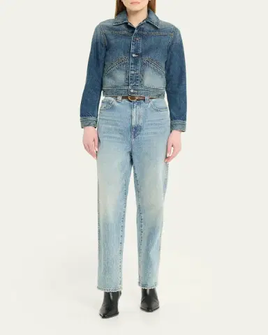 Nili Lotan Carly Denim Jacket | Thumbnail 2 Nili Lotan Carly Denim Jacket | Thumbnail 2