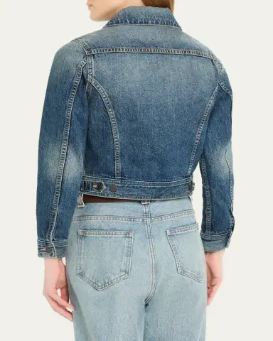 Nili Lotan Carly Denim Jacket | Thumbnail 3 Nili Lotan Carly Denim Jacket | Thumbnail 3