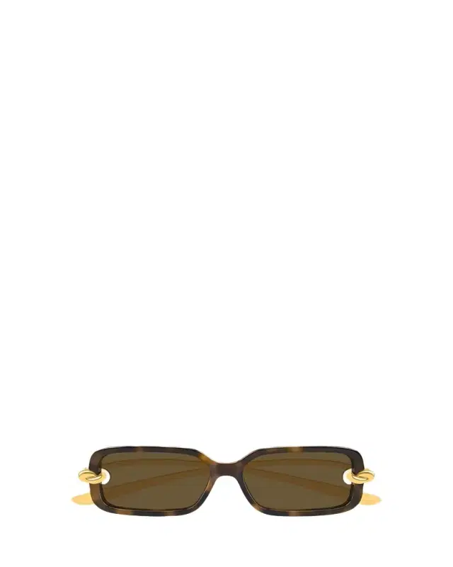 Bottega Veneta 56mm Bio-Injected Rectangular Sunglasses