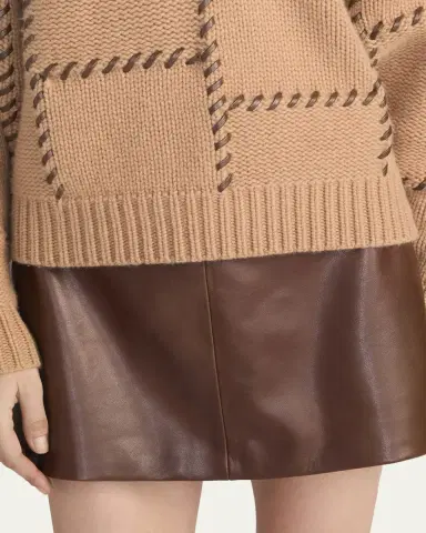 Frame The Leather Mini Skirt | Thumbnail 4 Frame The Leather Mini Skirt | Thumbnail 4