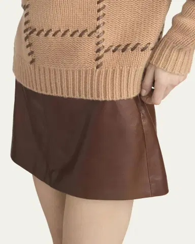 Frame The Leather Mini Skirt | Thumbnail 5 Frame The Leather Mini Skirt | Thumbnail 5