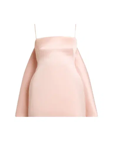 Givenchy Sliced Cape Satin Mini Dress | Thumbnail 1 Givenchy Sliced Cape Satin Mini Dress | Thumbnail 1
