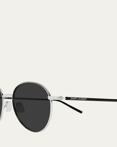 Saint Laurent SL 865 Metal Round Sunglasses | Thumbnail 3 Saint Laurent SL 865 Metal Round Sunglasses | Thumbnail 3