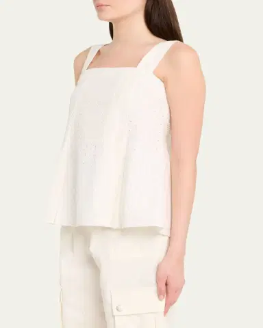 3.1 Phillip Lim Broderie Anglaise Sleeveless Top | Thumbnail 4 3.1 Phillip Lim Broderie Anglaise Sleeveless Top | Thumbnail 4