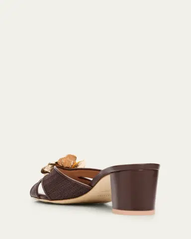 Malone Souliers 45mm Suri Raffia Mule Sandals | Thumbnail 4