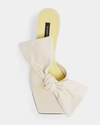 Givenchy 95mm Bow Leather Mule Sandals | Thumbnail 11