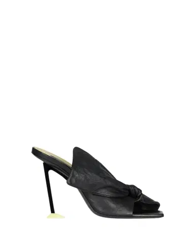 Givenchy 95mm Bow Leather Mule Sandals | Thumbnail 1