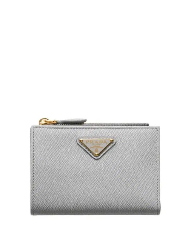 Small Saffiano Leather Bifold Wallet