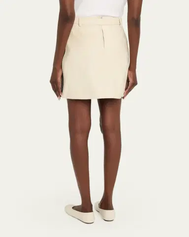 Marni Side Stripe Leather Mini Skirt | Thumbnail 3 Marni Side Stripe Leather Mini Skirt | Thumbnail 3