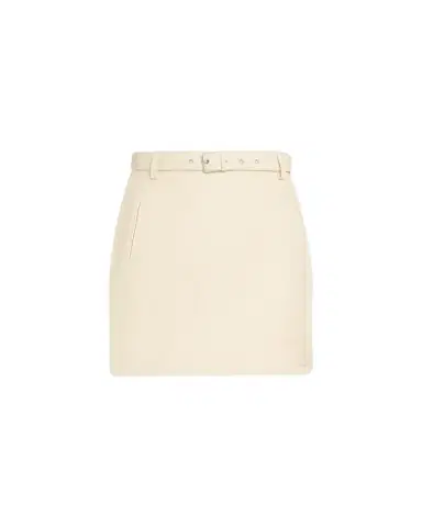 Marni Side Stripe Leather Mini Skirt | Thumbnail 1 Marni Side Stripe Leather Mini Skirt | Thumbnail 1