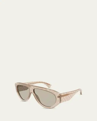 Gucci Men's GG2128S-005 GG Acetate and Bio-Nylon Oval Sunglasses | Thumbnail 2 Gucci Men's GG2128S-005 GG Acetate and Bio-Nylon Oval Sunglasses | Thumbnail 2