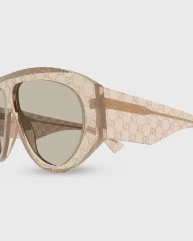 Gucci Men's GG2128S-005 GG Acetate and Bio-Nylon Oval Sunglasses | Thumbnail 5 Gucci Men's GG2128S-005 GG Acetate and Bio-Nylon Oval Sunglasses | Thumbnail 5