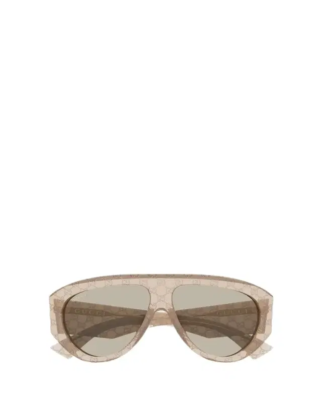 Gucci Men's GG2128S-005 GG Acetate and Bio-Nylon Oval Sunglasses