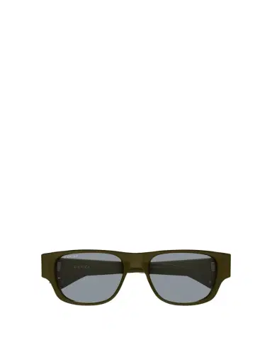 Gucci Men's GG2073S Acetate and Bio-Nylon Rectangle Sunglasses | Thumbnail 1 Gucci Men's GG2073S Acetate and Bio-Nylon Rectangle Sunglasses | Thumbnail 1