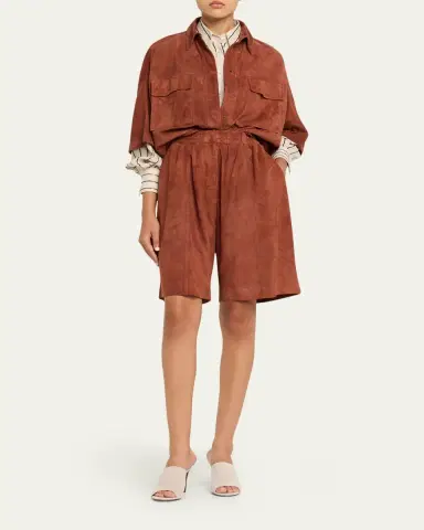 Brunello Cucinelli Sequin Striped Linen Shirt | Thumbnail 2 Brunello Cucinelli Sequin Striped Linen Shirt | Thumbnail 2