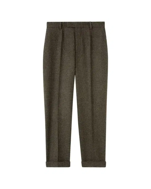 Louis Wool Straight-Leg Ankle Trousers
